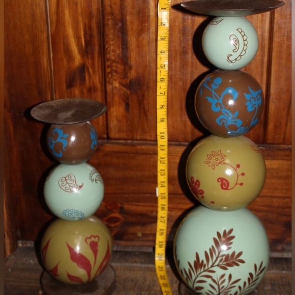 Large Candle Holder Set & decorative Wall Sign - Picture 5 of 16